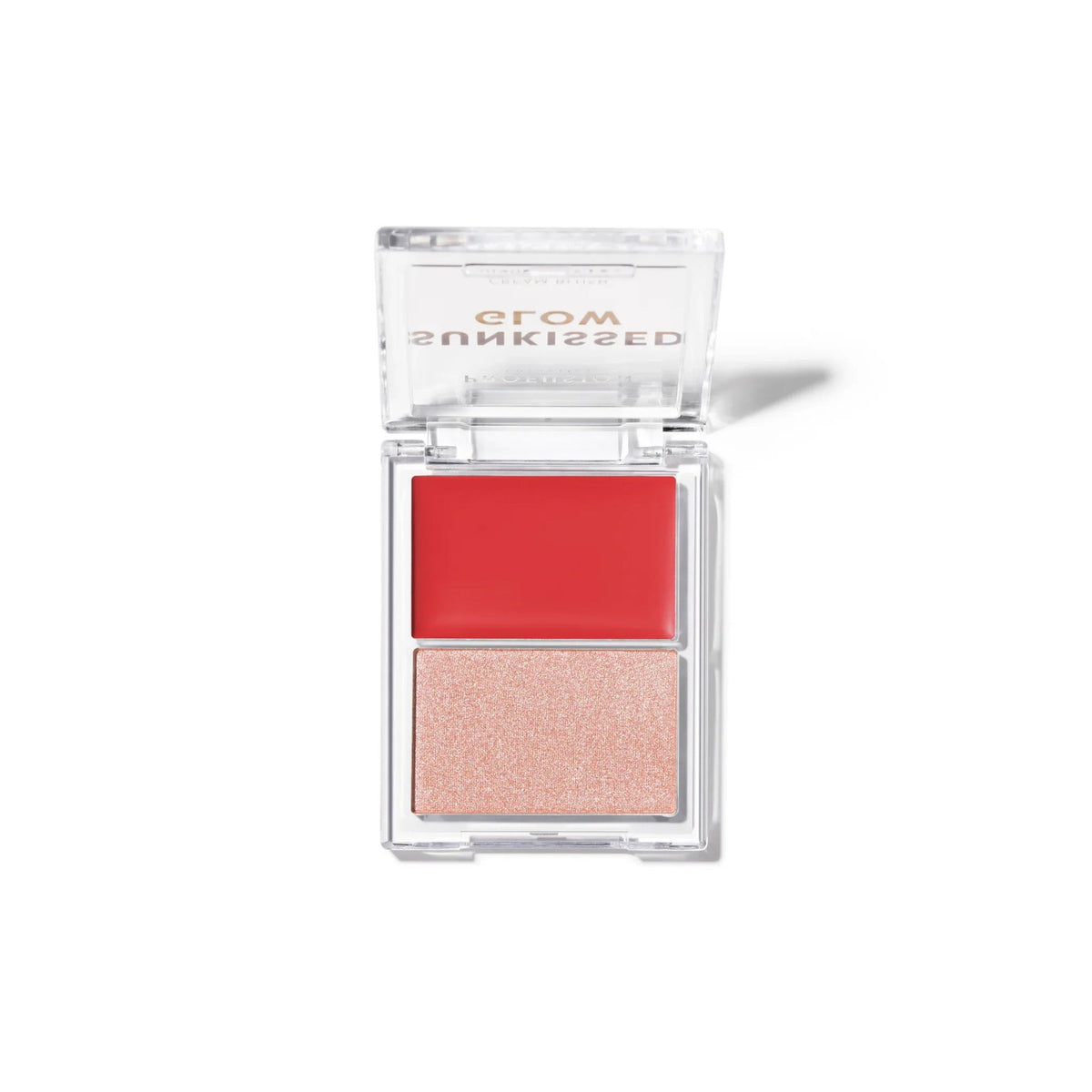 Profusion Cosmetics, Sunkissed Glow, Glow & Illuminating, Rouge-Highlighter-Palette, Coral Heatwave, 4.7 g