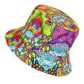 "PSYCHEDELIC ANGLERHUT" – Vorderansicht