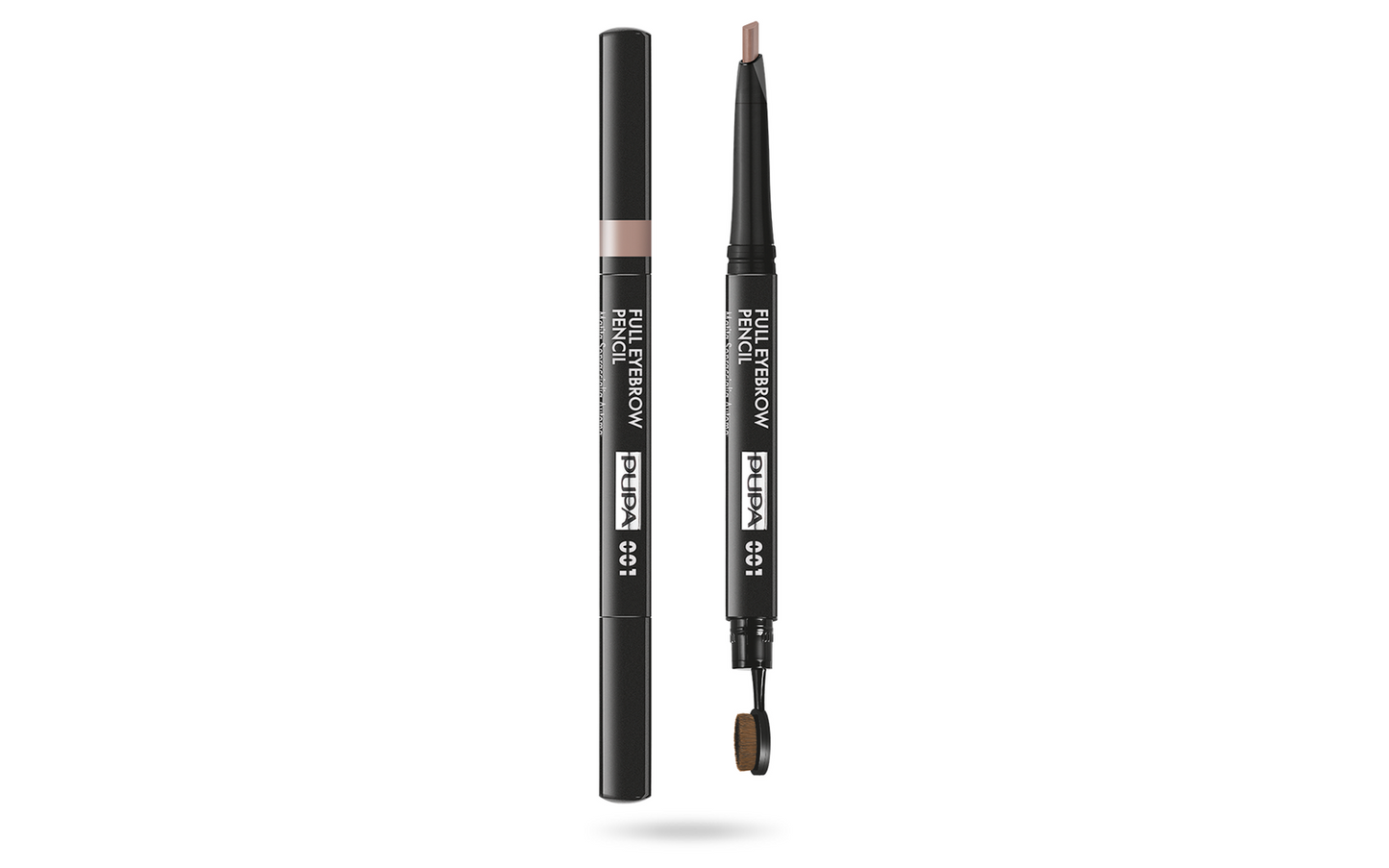 Pupa, Full, Parabenfrei, Definierer, Beidseitig, Augenbrauencreme-Stift & Bürste 2-in-1, 001, Blond, 0.2 g *Tester