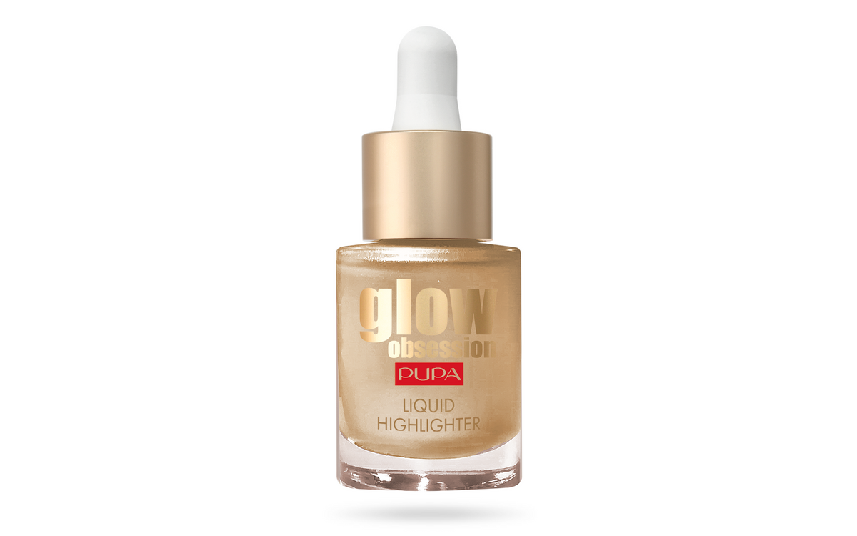 Pupa, Glow Obsession, Parabenfrei, Erleuchtend, Flüssiger Highlighter, 100, Sonnenaufgang, Für das Gesicht, 13.5 ml