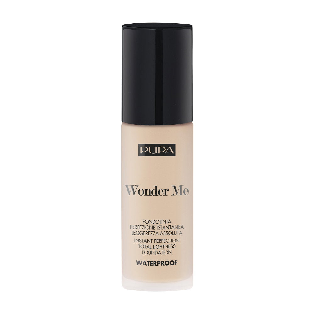 Pupa, Wonder Me, Parabenfrei, Wasserdicht, Flüssige Grundierung, 009, Alabaster - Neutral, 30 ml