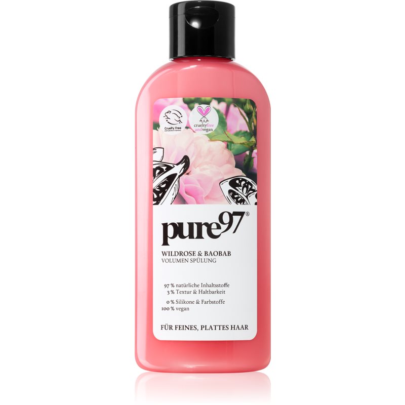 Pure97 Pure97, Rose & Baobab, Haarspülung, Für Volumen, 200 ml Regular