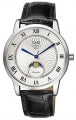 Q&Q QZ10J307Y Moonphase Armbanduhr 40 mm ansicht-2