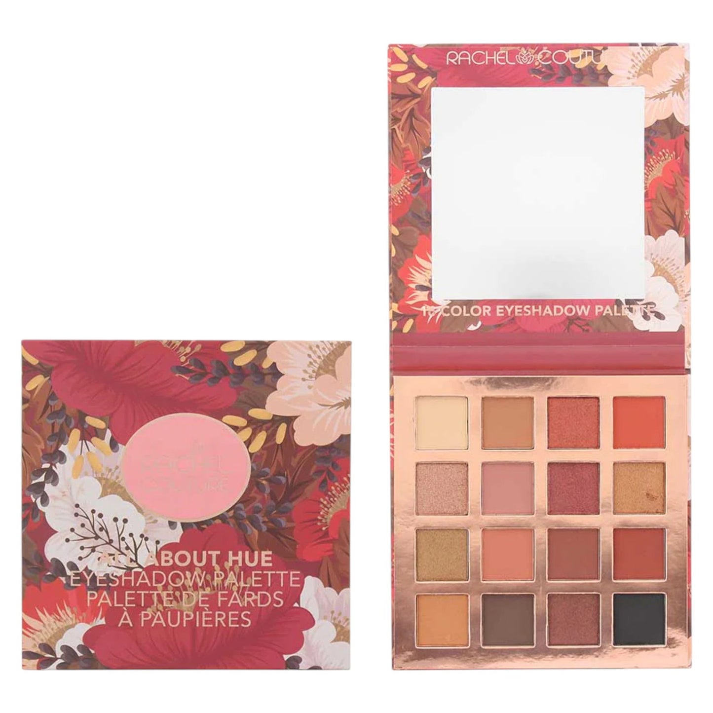Rachel Couture Rachel Couture, All About Hue, Schimmernd, Lidschattenpalette, 16, 25.6 g Regular