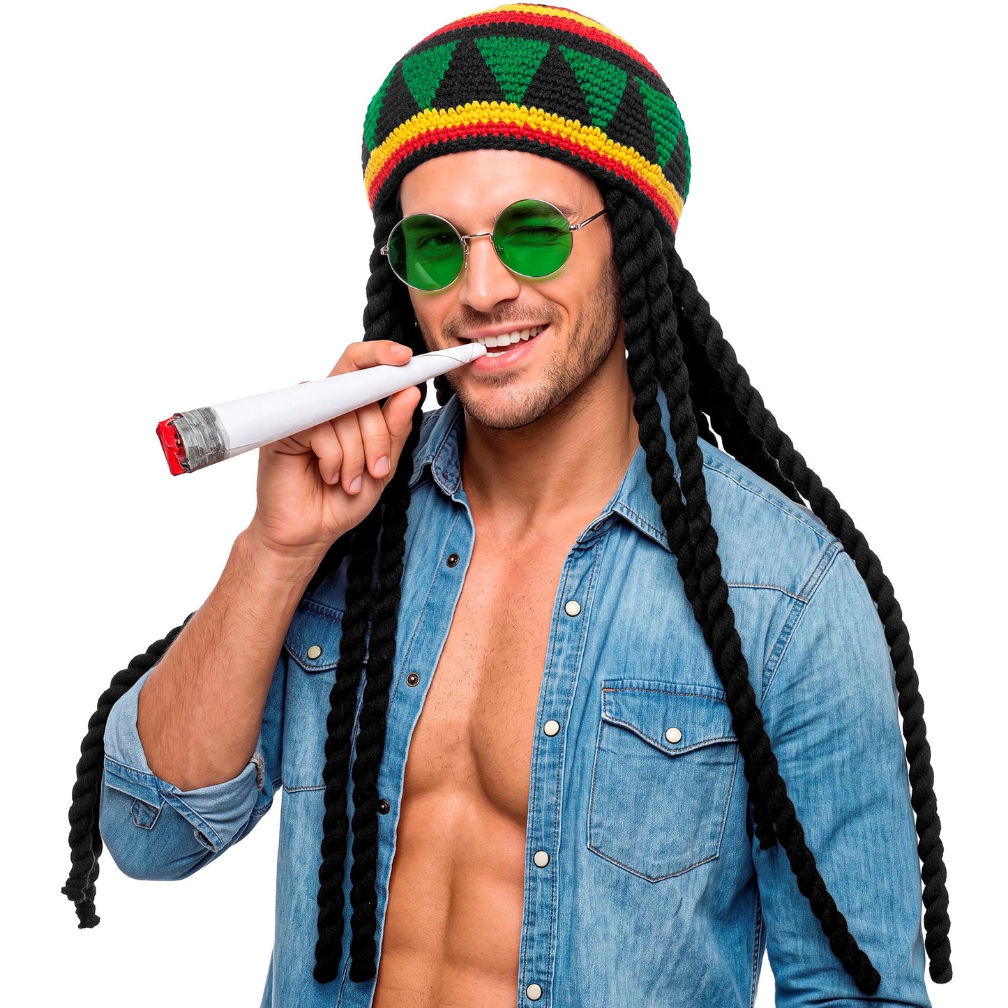 "RASTAHUT MIT EXTRA LANGEN DREADLOCKS" – Ansicht 4