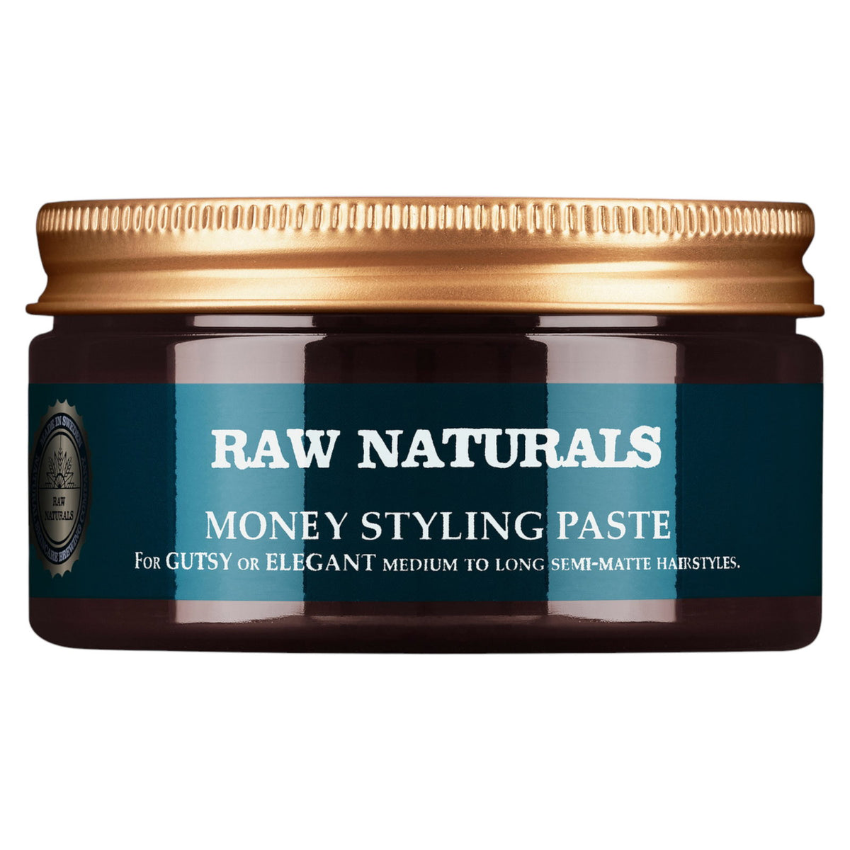 Raw Naturals, Money Styling, Parabenfrei, Haarstylingpaste, Fester Halt, Mittel bis hoch, Haar, 100 ml