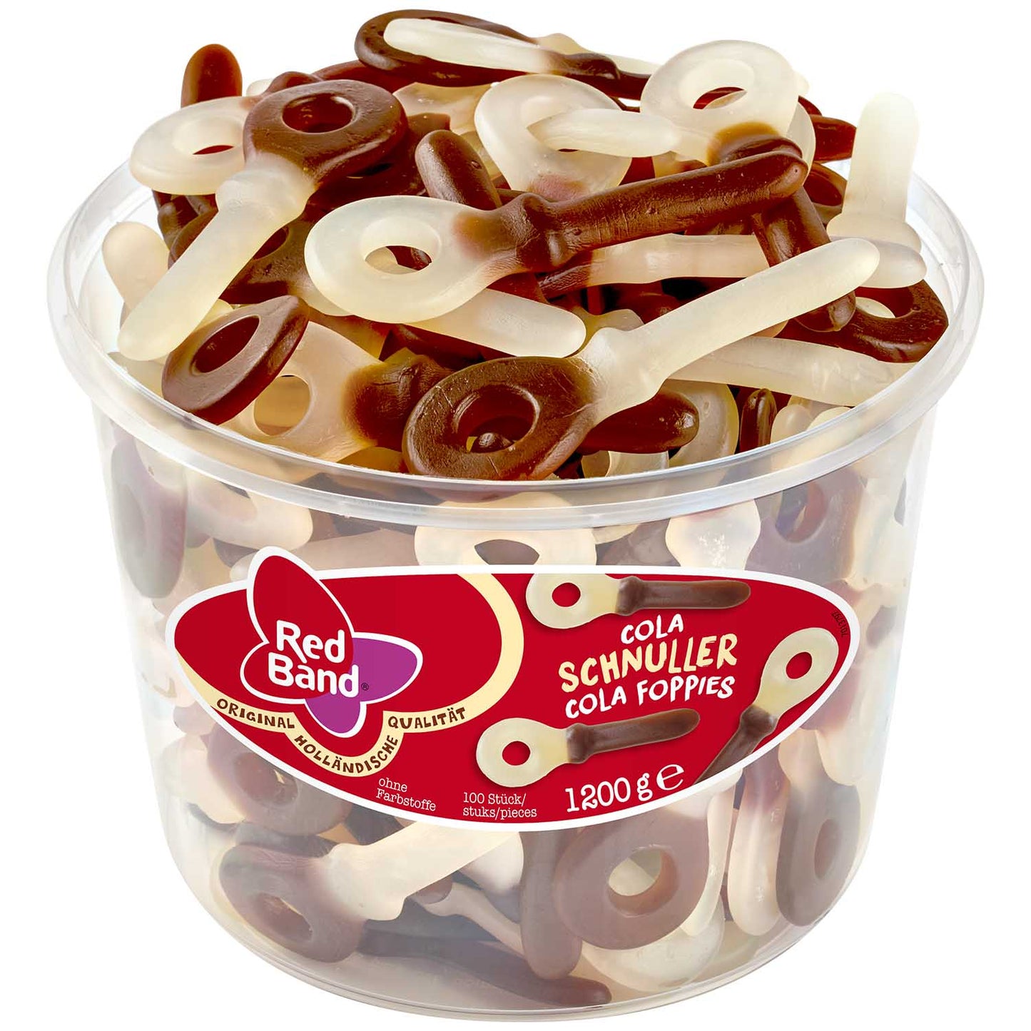 Red Band Cola Schnuller 100er Fruchtgummi mit Cola-Geschmack