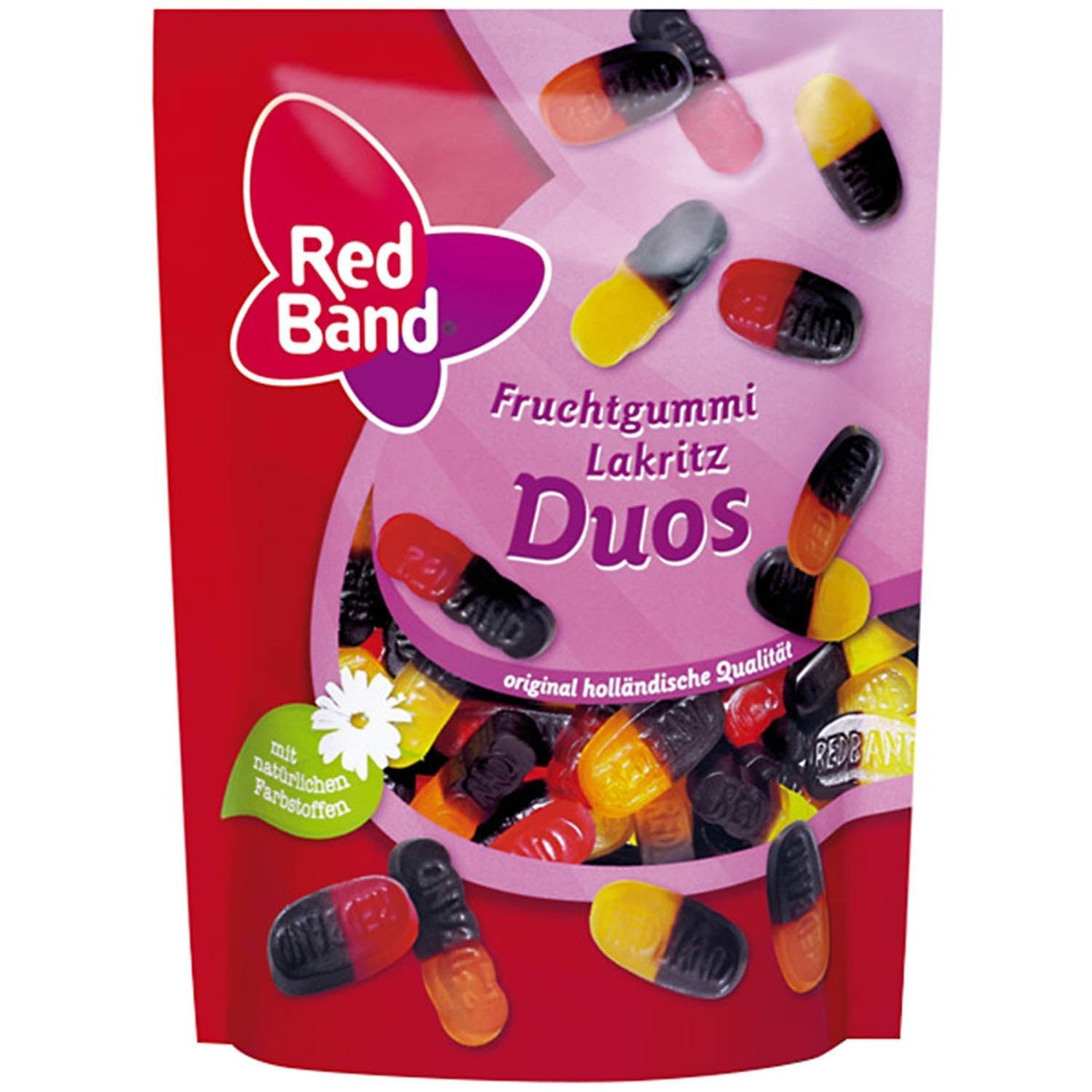 Red Band Fruchtgummi Lakritz Duos 200 g Packung