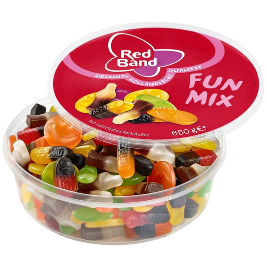 Red Band Fun Mix 650g Fruchtgummi und Lakritz Mischung Beutel