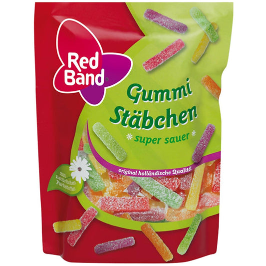 Red Band Gummi Stäbchen super sauer 200g Packung