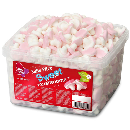 Red Band Süsse Pilze 350er Fruchtgummi Schaumzucker Pilze