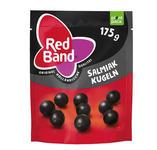 Red Band Salmiak Kugeln 175g Starklakritz Verpackung