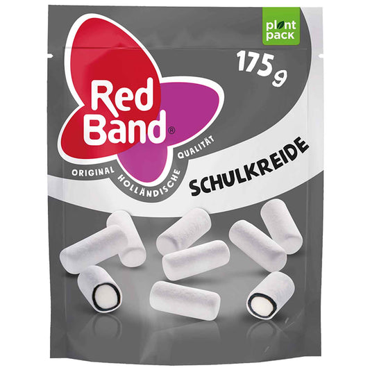 Red Band Schulkreide 175g Dragierte Lakritz-Stäbchen im Standbeutel