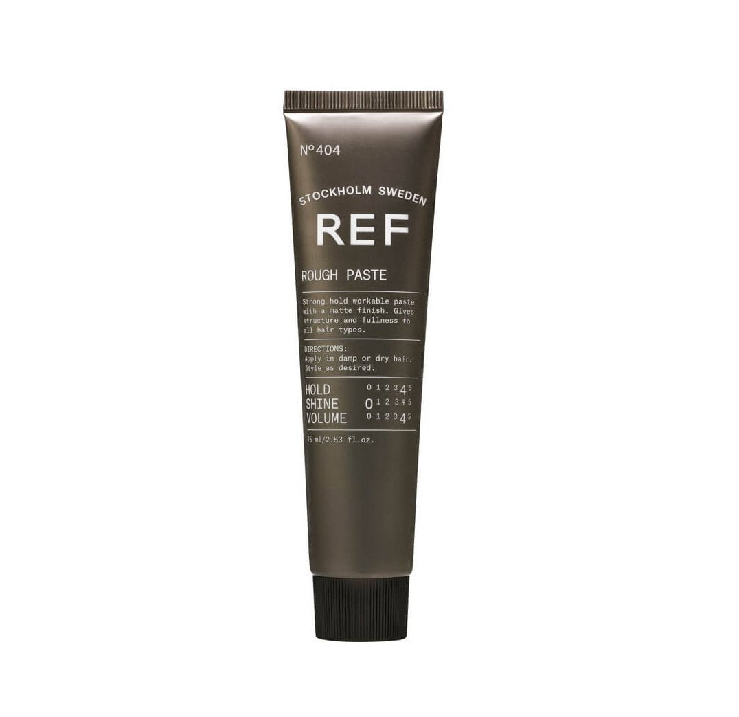 Ref Stockholm, Styling & Finish No.404, Vegan, Haarstylingpaste, Raue Textur, Fester Halt, Für Haare, 75 ml