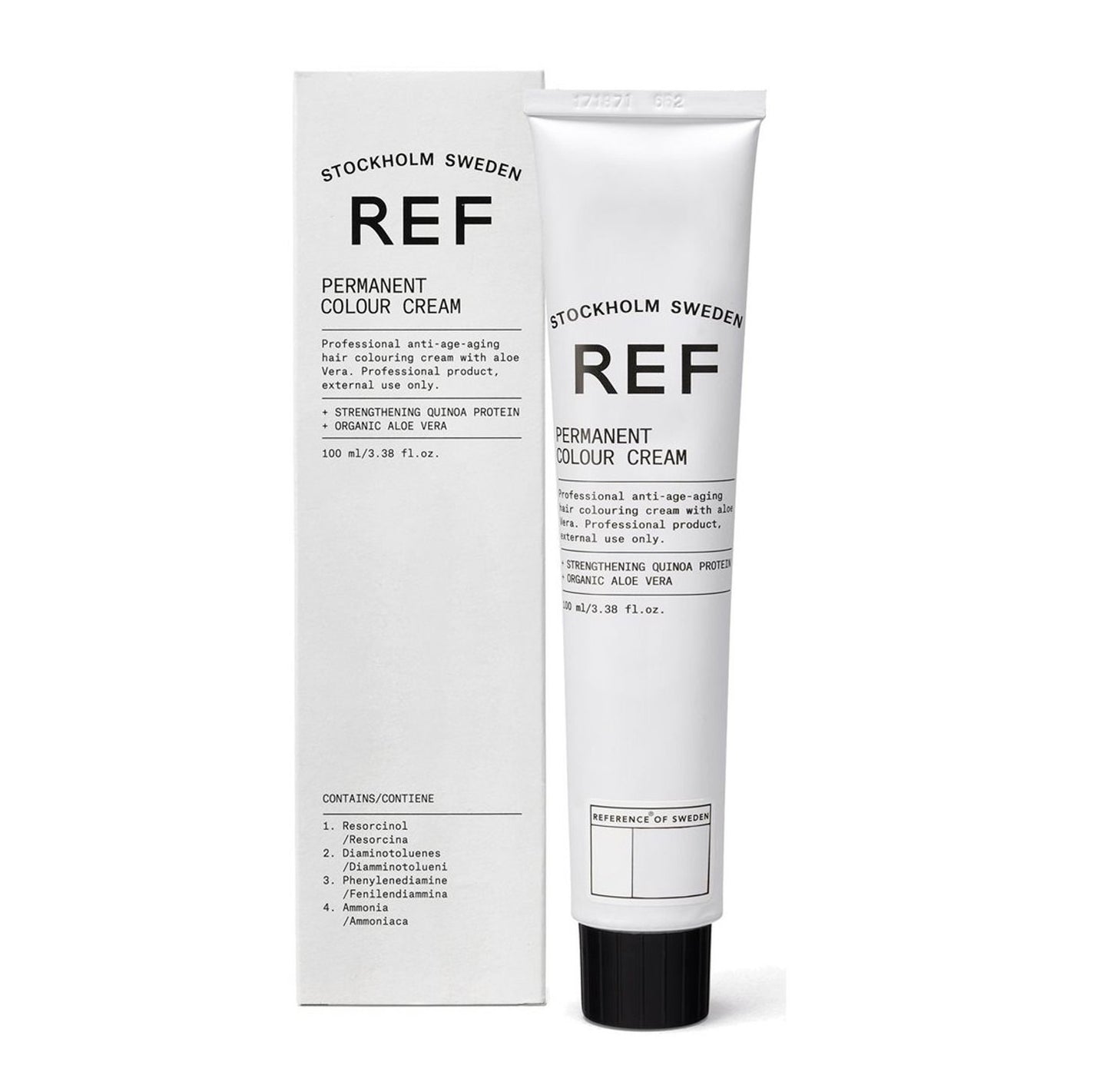 Ref Stockholm Ref Stockholm, Permanent Colour, Vegan, Permanente Haarfarbe, 8.11 Light Smoky Ash, 100 ml Regular
