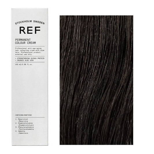 Ref Stockholm Ref Stockholm, Permanent Colour, Vegan, Permanente Haarfarbe, 3.0 Dark Brown, 100 ml Regular