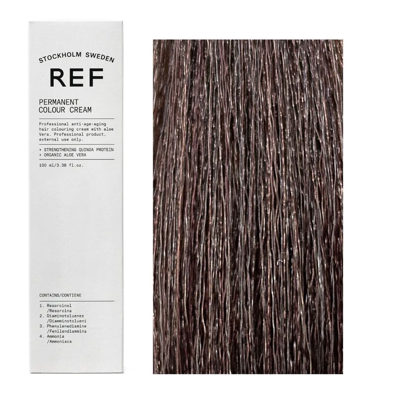 Ref Stockholm, Permanent Colour, Vegan, Permanente Haarfarbe, 4.4 Copper Brown, 100 ml