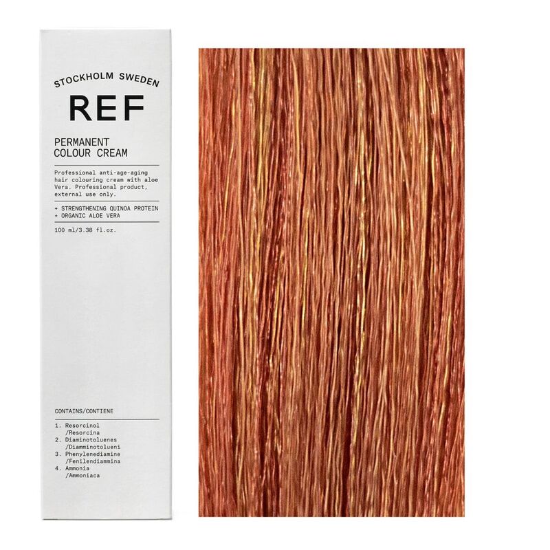 Ref Stockholm Ref Stockholm, Permanent Colour, Vegan, Permanente Haarfarbe, 9.43 Golden Copper Very Light Blonde, 100 ml Regu