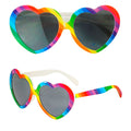"REGENBOGEN HERZBRILLE" – Vorderansicht