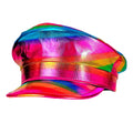 "REGENBOGEN KAPITÄNSMÜTZE" – Vorderansicht