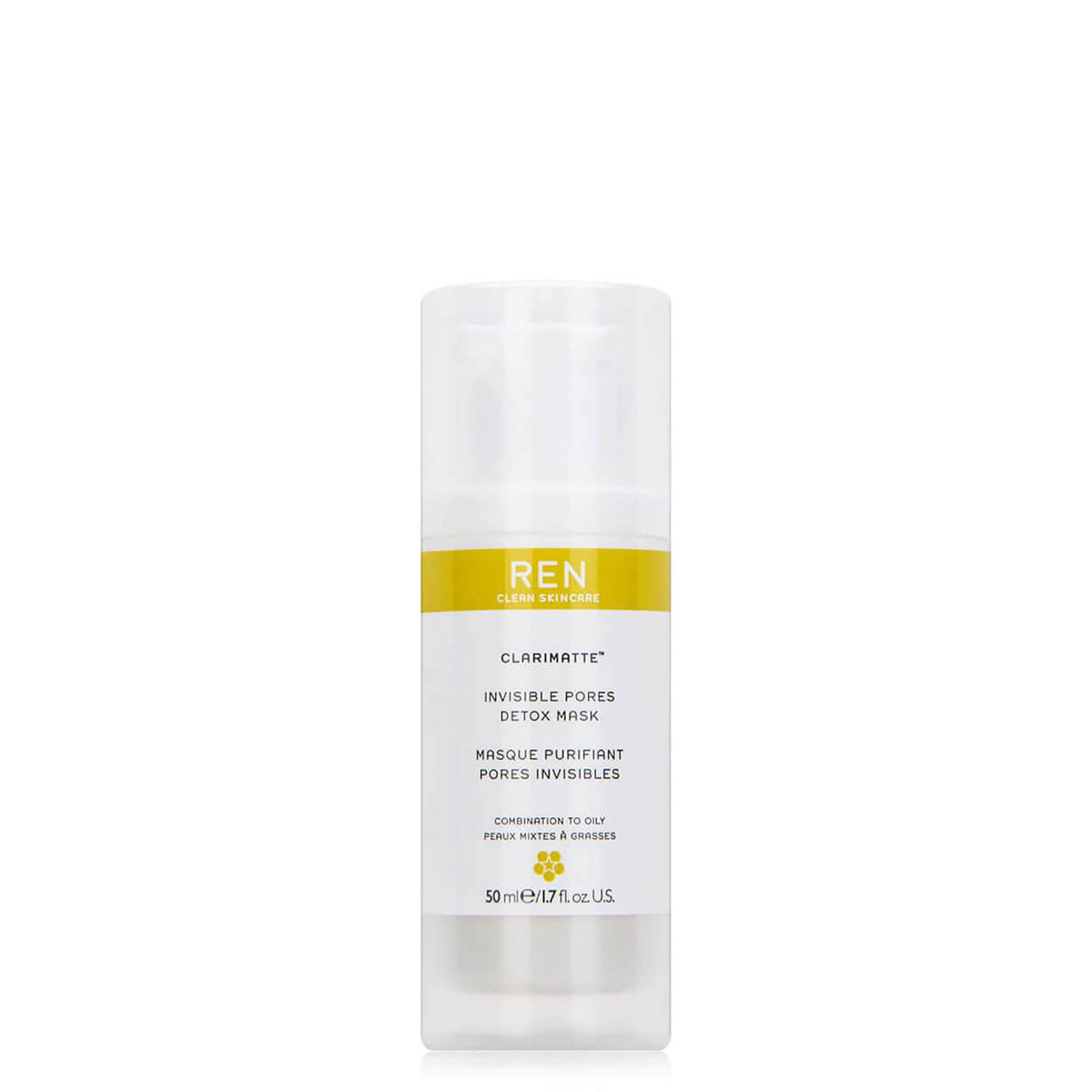 Ren, Clarimatte, Entgiftung, Crememaske, Für das Gesicht, 50 ml *Tester