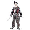 "RETRO CLOWN" (Overall mit Clownkragen und Hosenträgern, Kopfbedeckung) – Vorderansicht