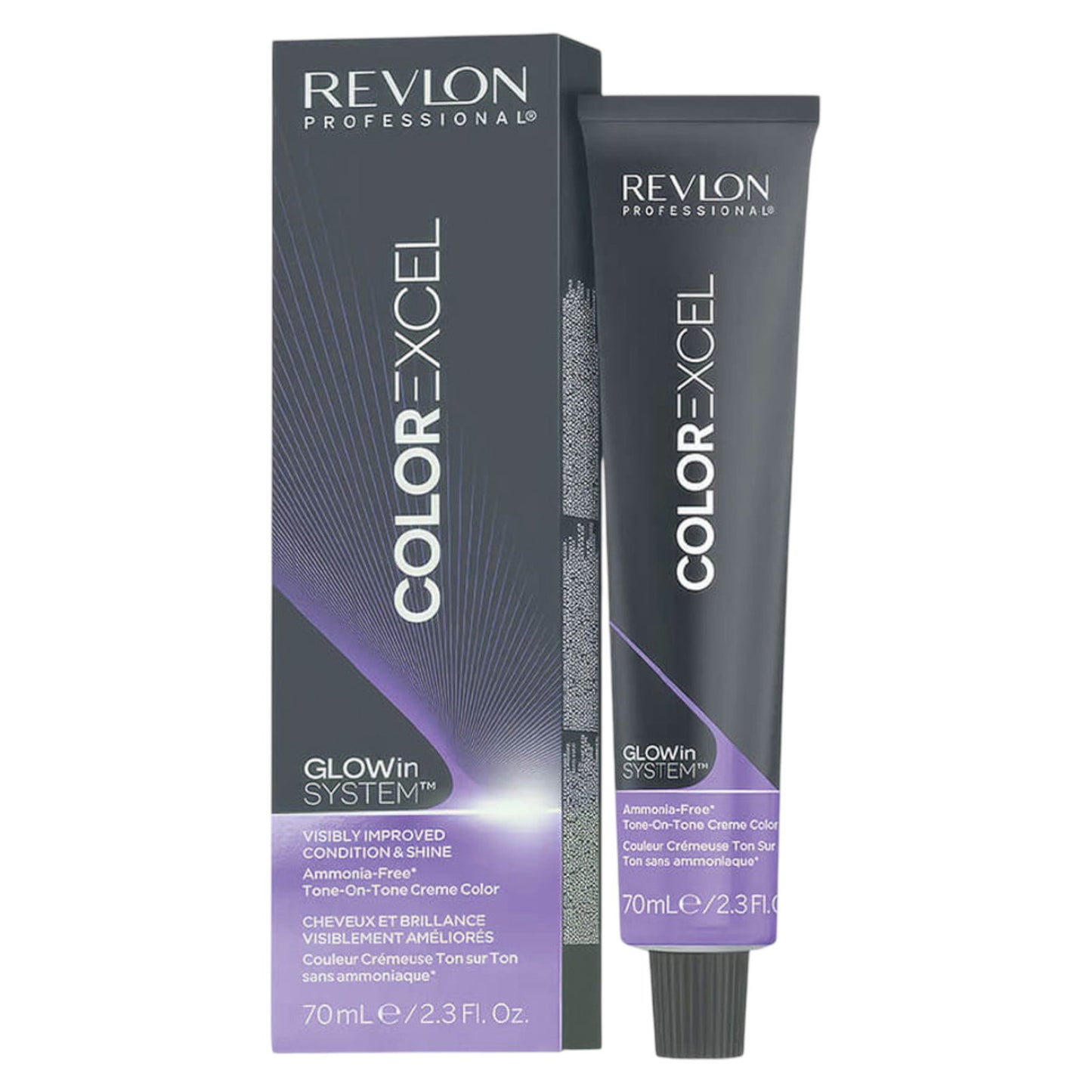 Revlon, Color Excel, Ammoniakfrei, Demi-permanente Haarfarbe, 5.25 Light Iridescent Mahogany Brown, 70 ml