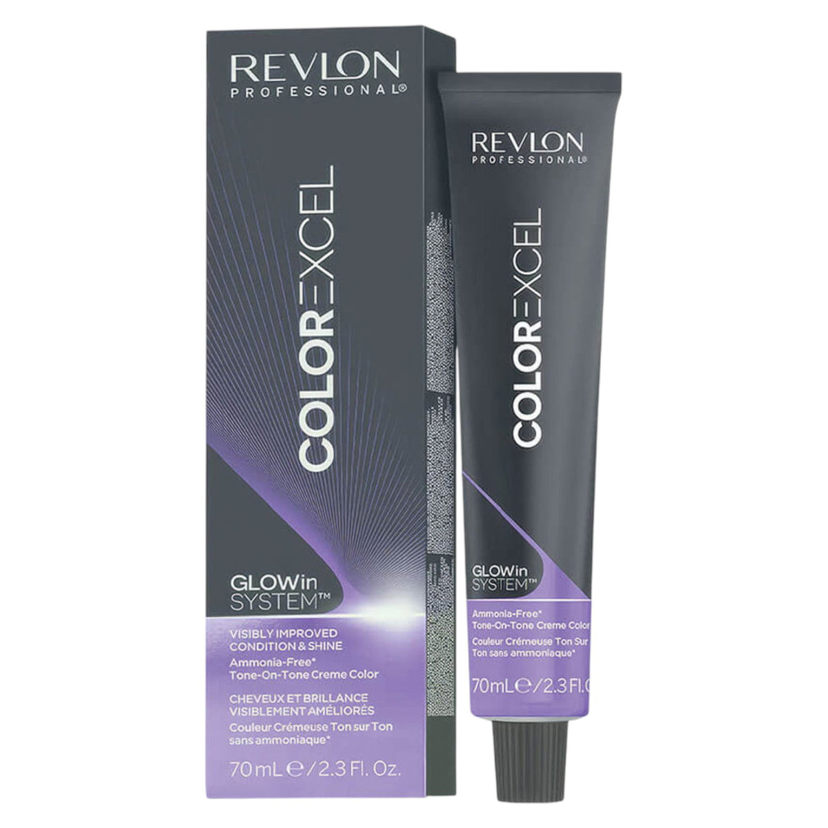 Revlon, Color Excel, Ammoniakfrei, Demi-permanente Haarfarbe, 5.25 Light Iridescent Mahogany Brown, 70 ml