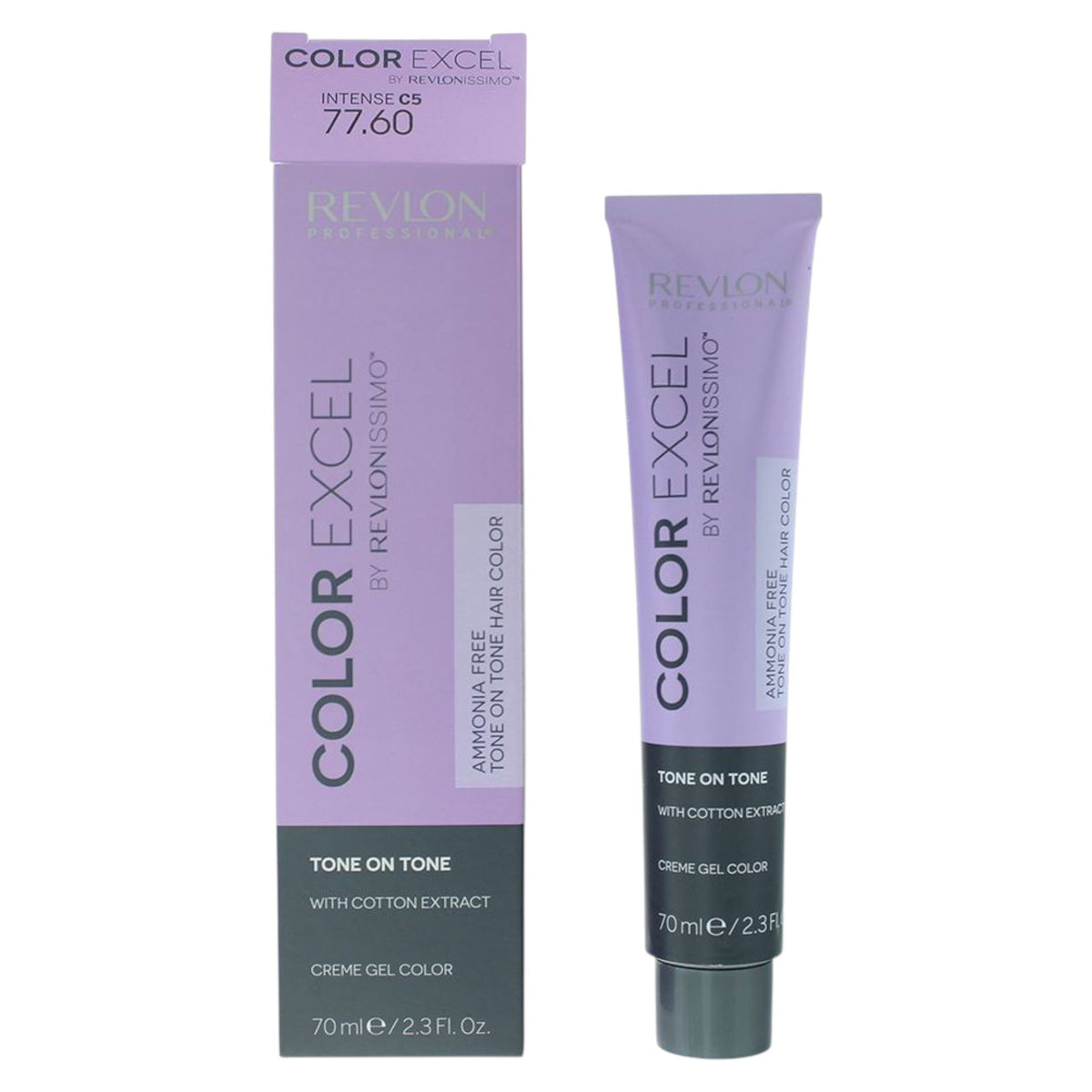 Revlon, Color Excel, Demi-permanente Haarfarbe, 77.60 Intense Light Red, 70 ml
