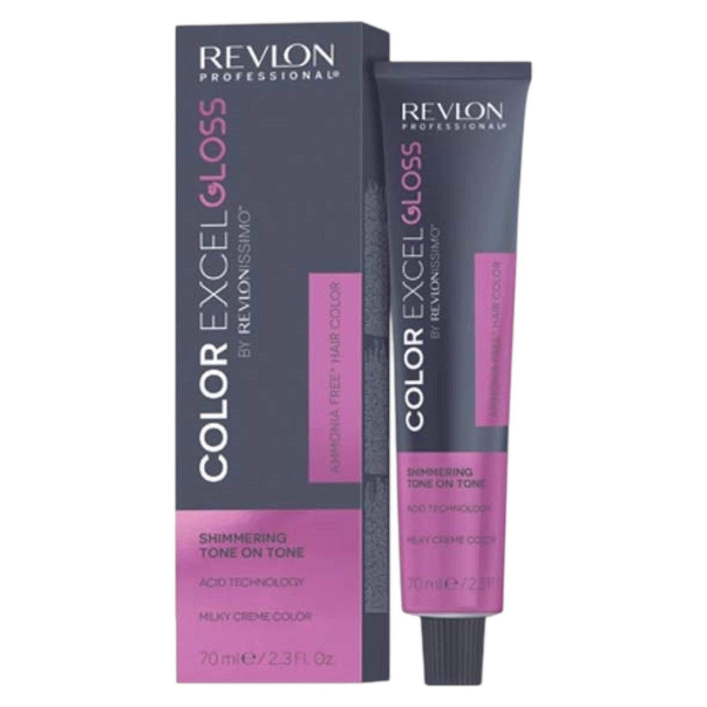 Revlon, Color Excel Gloss, Ammoniakfrei, Permanente Haarfarbe, 052 Raspberry Pink, 70 ml