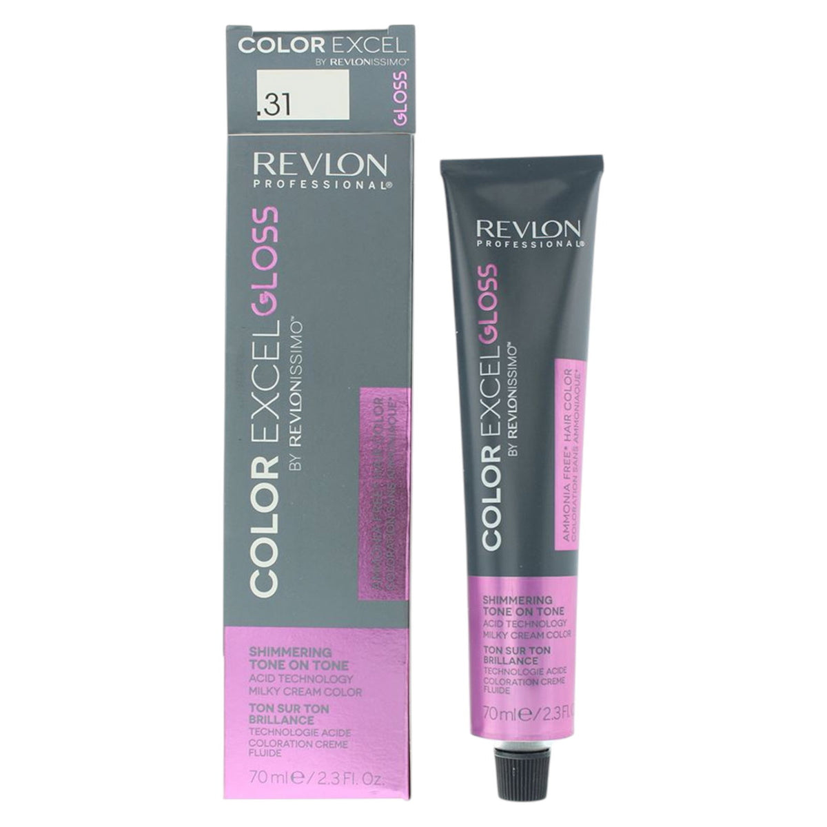 Revlon, Color Excel Gloss, Haarfarbenglanz, 31 Sand, Farbe, 70 ml