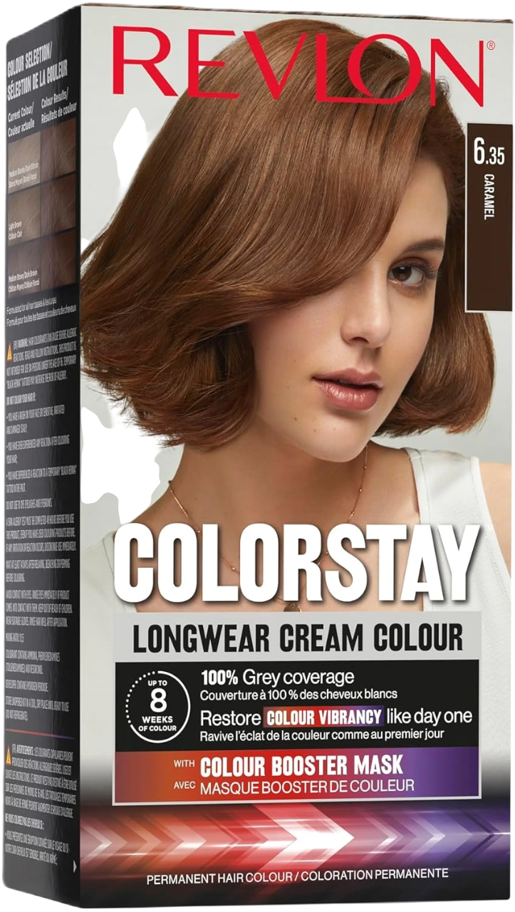 Revlon, Colorstay, Permanente Haarfarbe, 6.35 Caramel, 165 ml