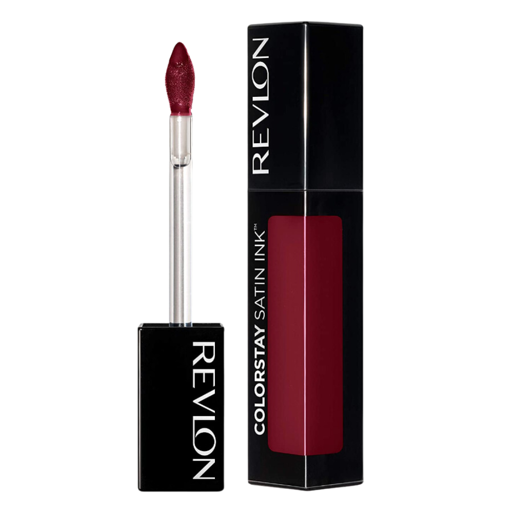 Revlon, Colorstay Satin Ink, Flüssiger Lippenstift, 018, Begeistert, 30 ml