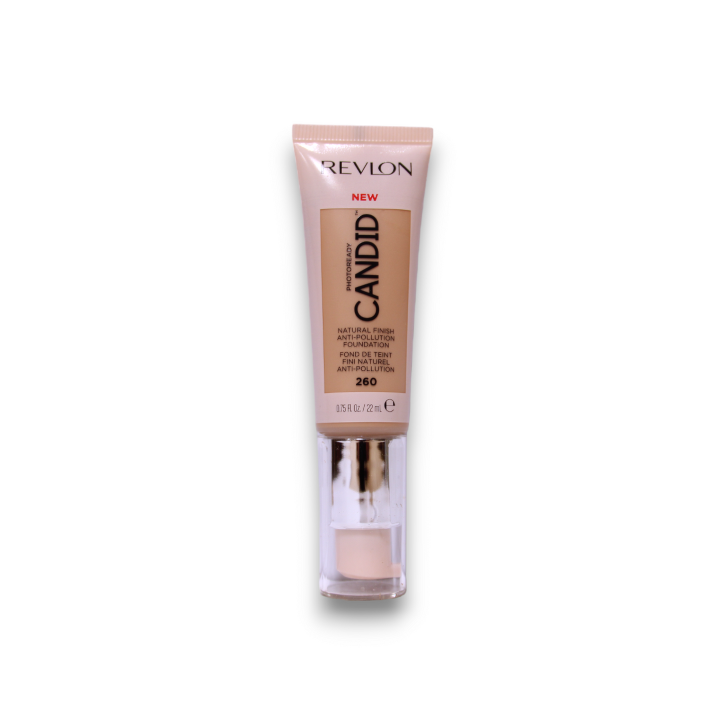Revlon Revlon, PhotoReady Candid, Natürliches Finish, Cremige Foundation, 260, Tee, 22 ml Regular