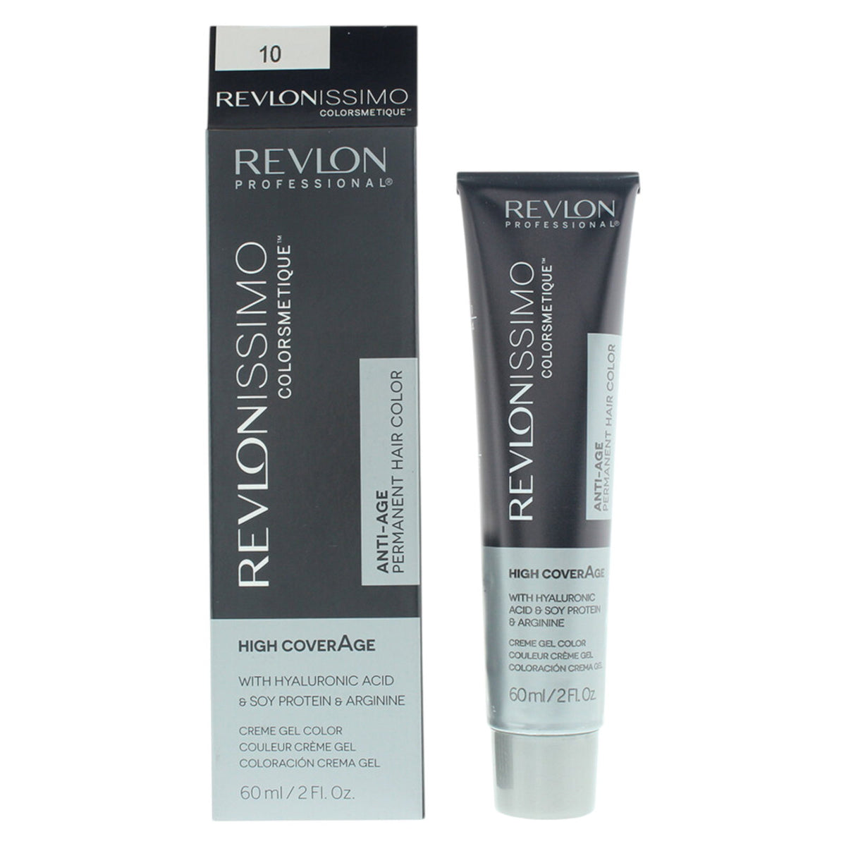 Revlon, Revlonissimo Colorsmetique, Hyaluronsäure, Permanente Haarfarbe, 10 Lightest Blonde, 60 ml