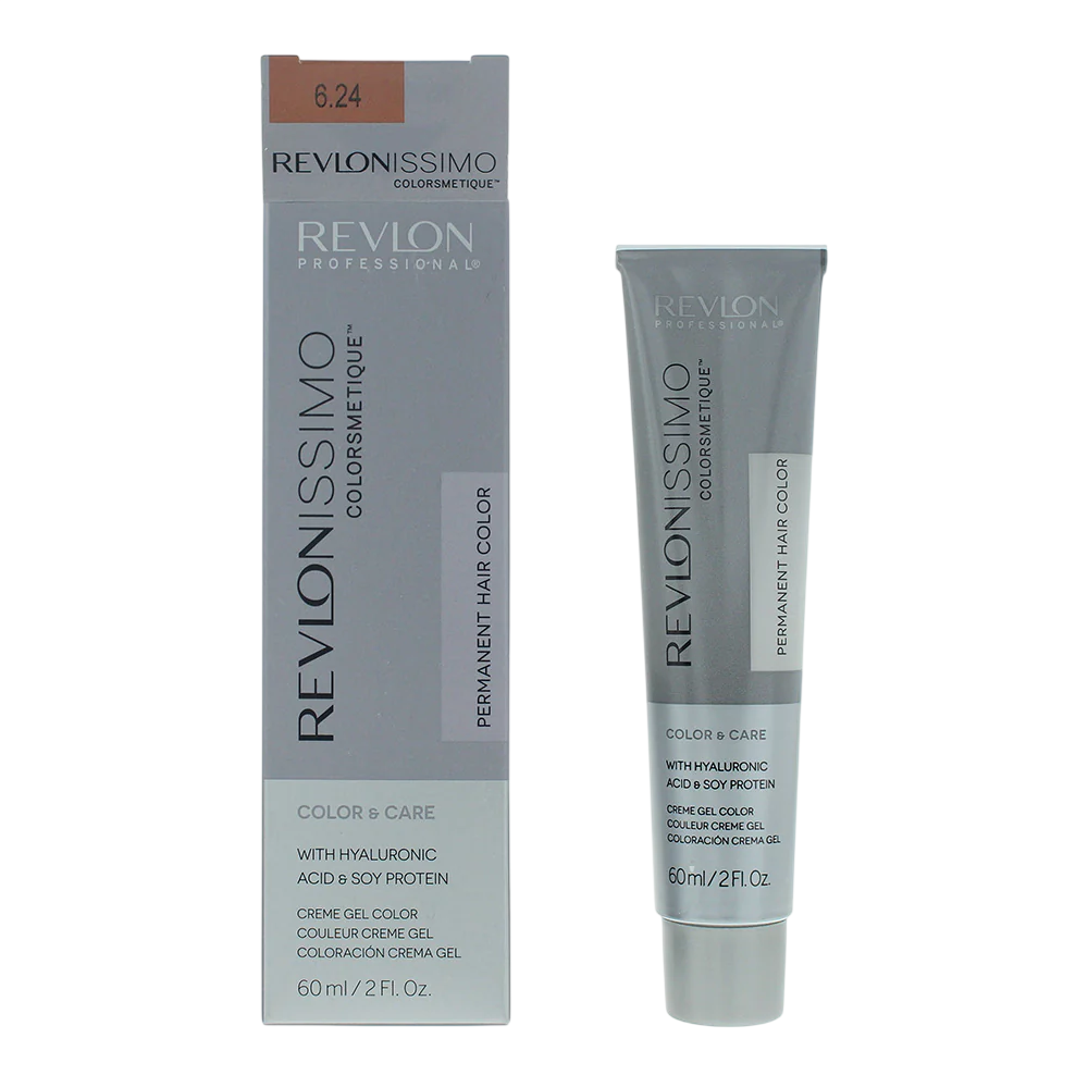 Revlon Revlon, Revlonissimo Colorsmetique, Permanente Haarfarbe, 6.24 Dark Coppery Pearl Blonde, 60 ml Regular