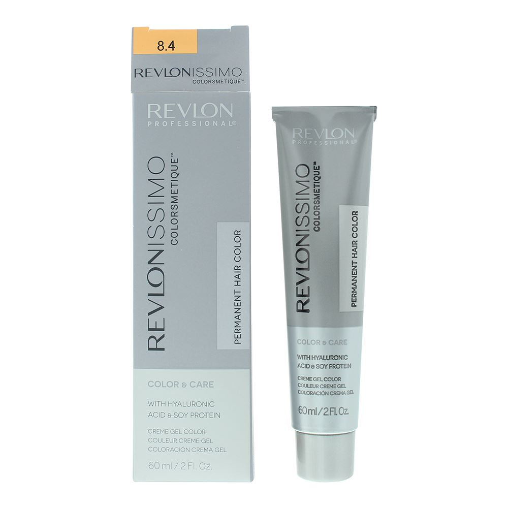 Revlon, Revlonissimo Colorsmetique, Permanente Haarfarbe, 8.4 Light Copper Blonde, 60 ml