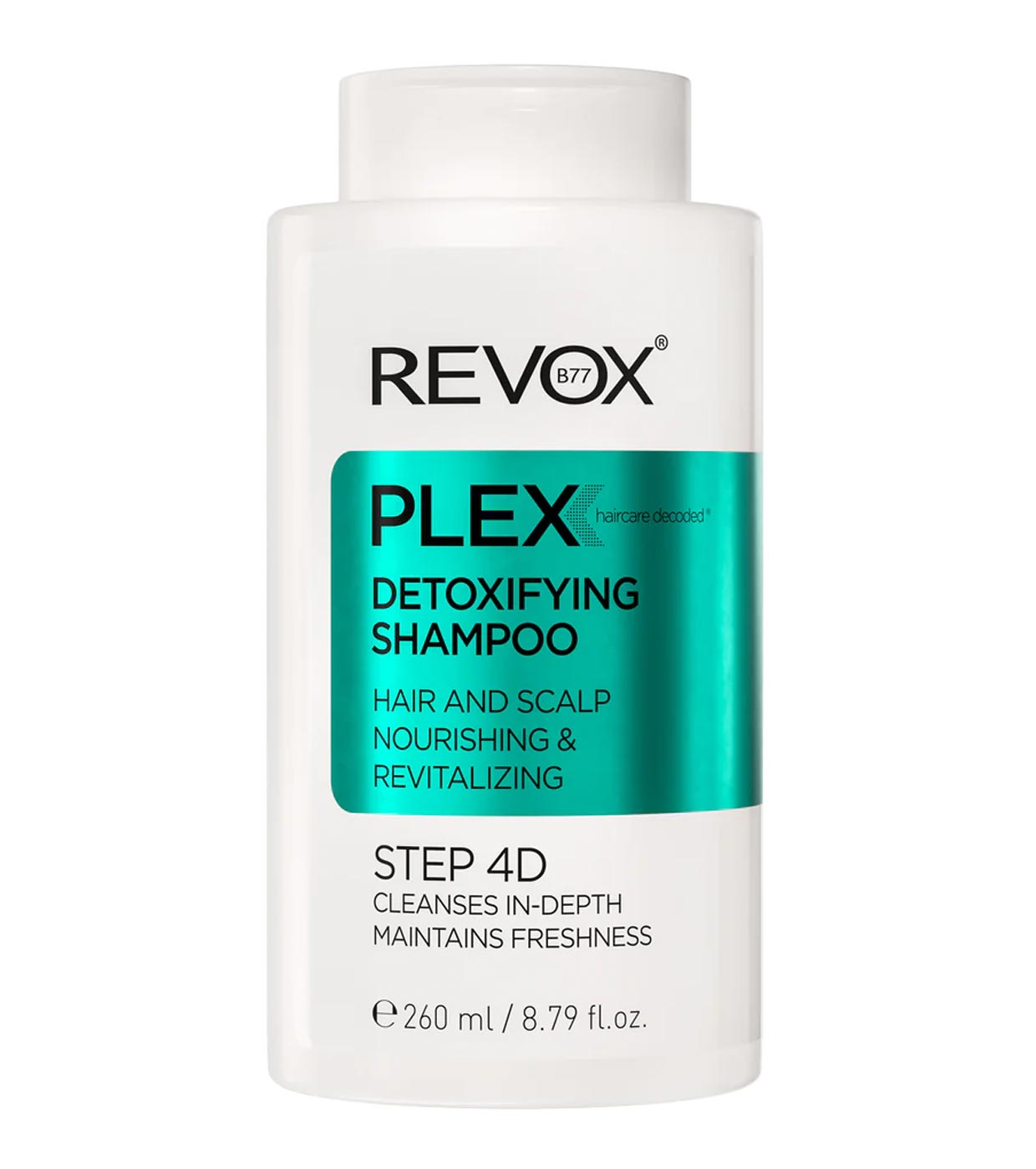 Revox B77, Plex Step 4D, Haarshampoo, Zur Entgiftung, 260 ml