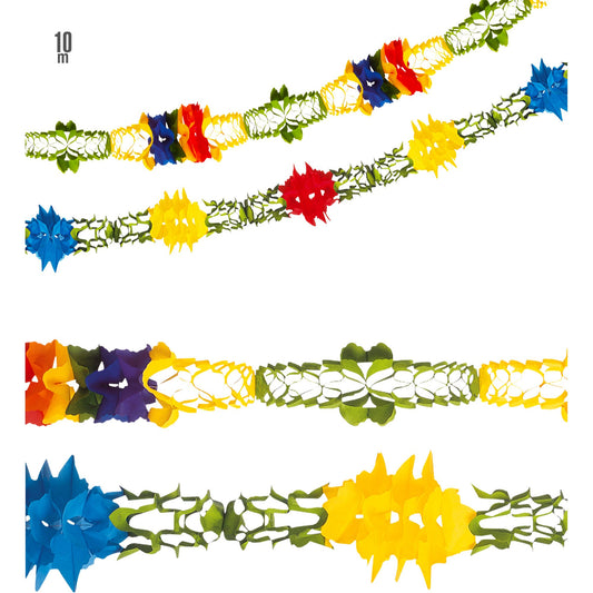 "RIESENGIRLANDE" 10 m - Ø 26 cm - sort. in 2 Modellen – Vorderansicht