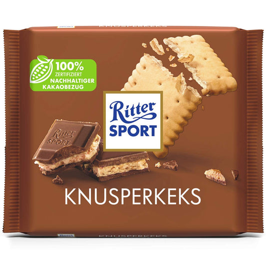 Ritter Sport Knusperkeks 100g Schokoladentafel – Produktansicht