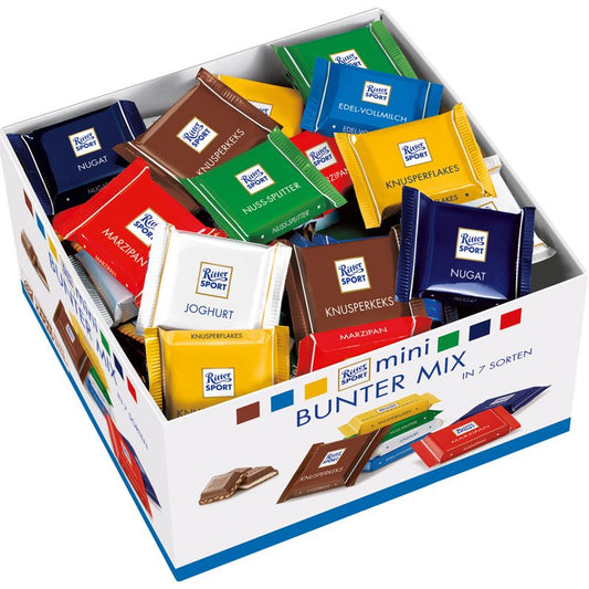Ritter Sport Mini Bunter Mix 84er Schokolade – Produktansicht
