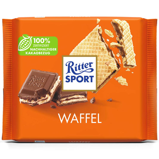 Ritter Sport Waffel 100g Schokolade – Produktansicht