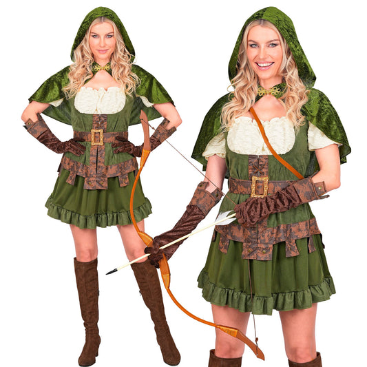 "ROBIN OF SHERWOOD" (Kleid, Gürtel, Umhang, Handschuhe) – Vorderansicht