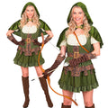 "ROBIN OF SHERWOOD" (Kleid, Gürtel, Umhang, Handschuhe) – Vorderansicht