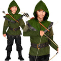"ROBIN OF SHERWOOD" (Oberteil mit Kapuze, Gürtel) – Vorderansicht