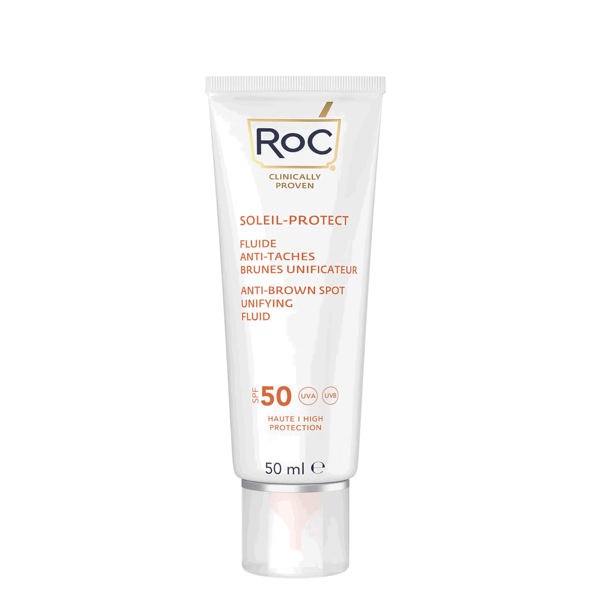 Roc, Soleil Protect, Schutz, Sonnenschutzfluid, Für das Gesicht, 50+, 50 ml
