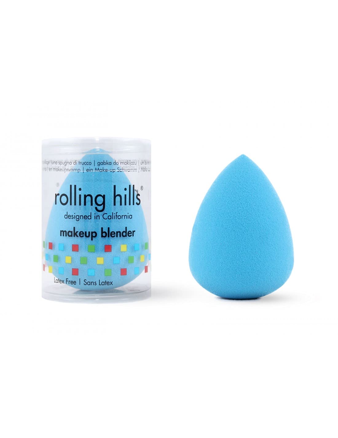 Rolling Hills Rolling Hills, Rolling Hills, Make-up Schwamm, Himmelblau Regular