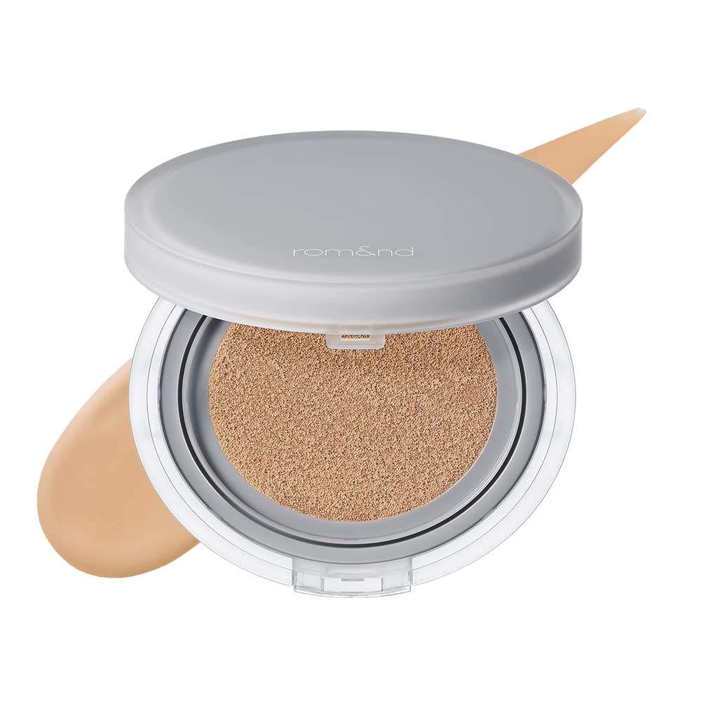 Rom&nd, Nu Zero Cushion, Semi-matte finish, Compact Foundation, 05, Sand, 15 g