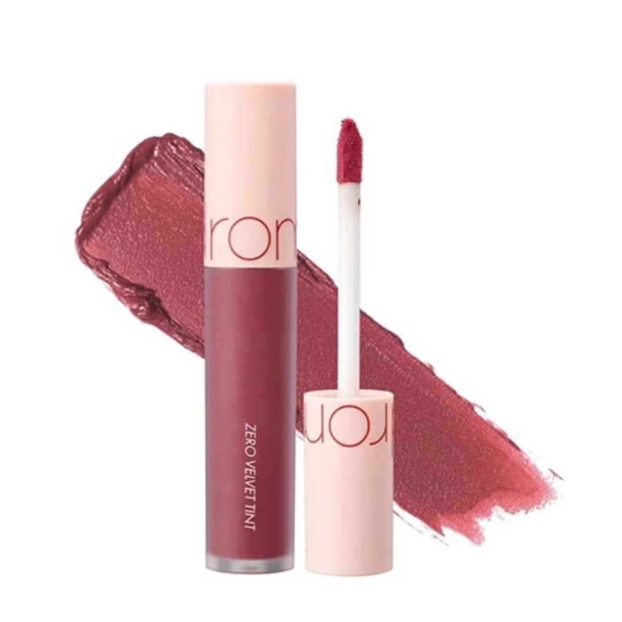 Rom&nd, Zero Velvet Tint, Flüssiger Lippenstift, Flüssiger Lippenstift, 16, Burny Nude, 5.5 g