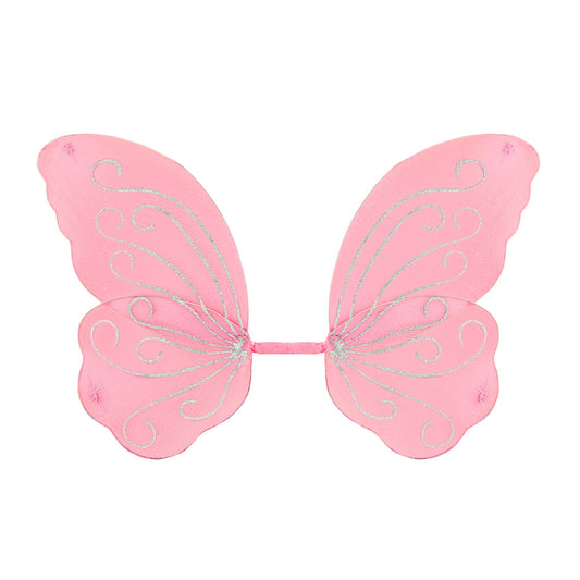 "ROSA SCHMETTERLING FLÜGEL" 85x50 cm – Vorderansicht
